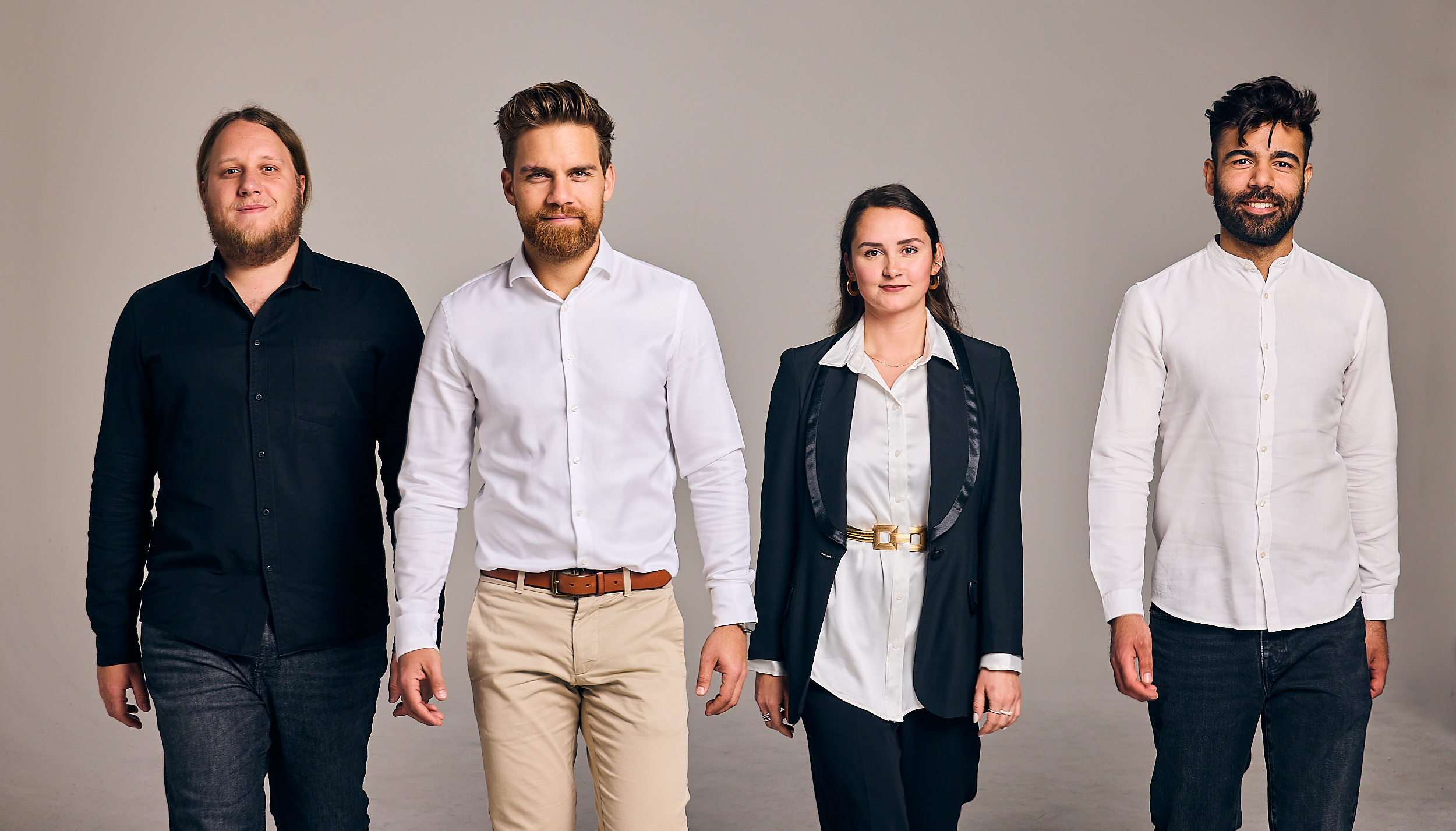 Grapefruit slice atop a pile of other slices